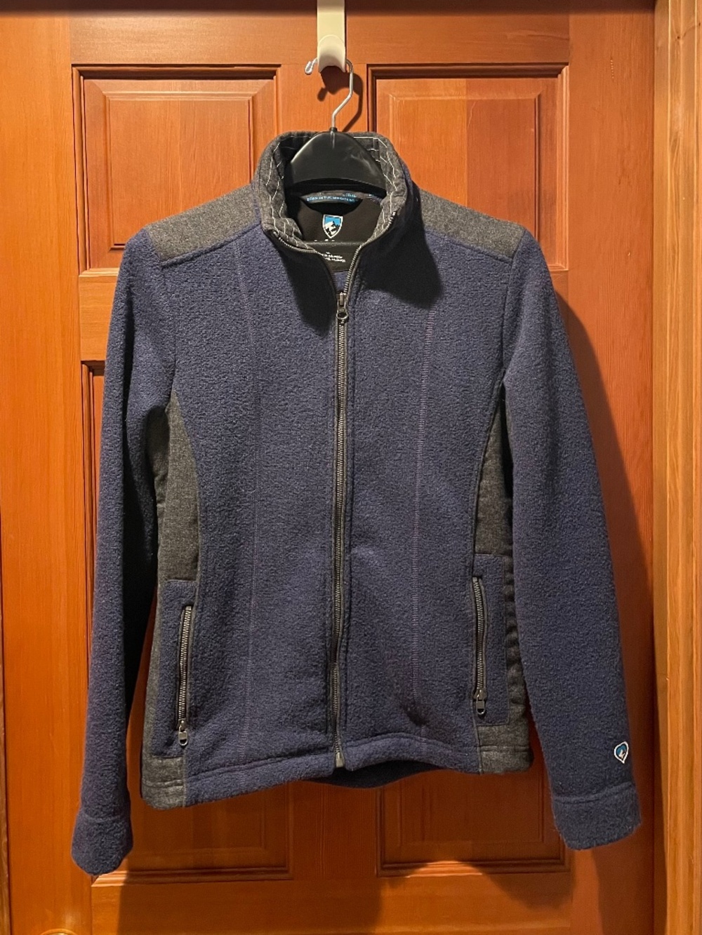 Women’s’ Small Kühl Alfpaca Purple & Grey Fleece Full-Zip Jacket